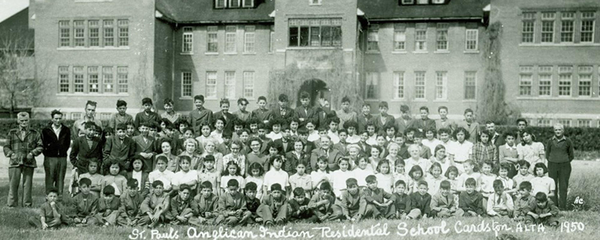 St. Paul’s Residential School, Blood Reserve, 1950.