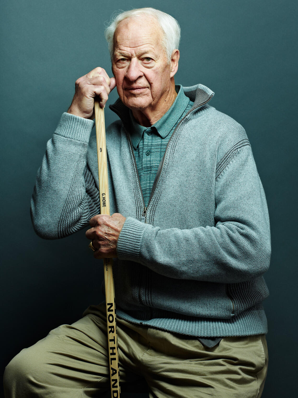 Gordie Howe, fondly remembered as Mr. Hockey. 