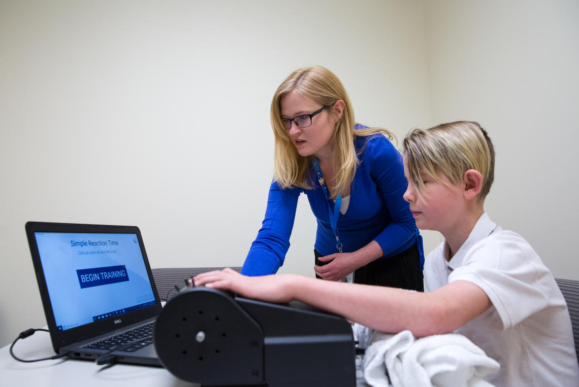Study participants will perform tactile-sensory tasks and undergo a magnetic resonance imaging (MRI) scan in which the research team will collect imaging data about chemicals in the brain thought to be related to migraine. 