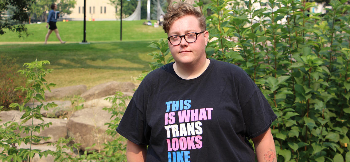Beck Paterson received a Markin Undergraduate Student Research studenship to study the impact of long wait times for transgender individuals awaiting medical treatment.