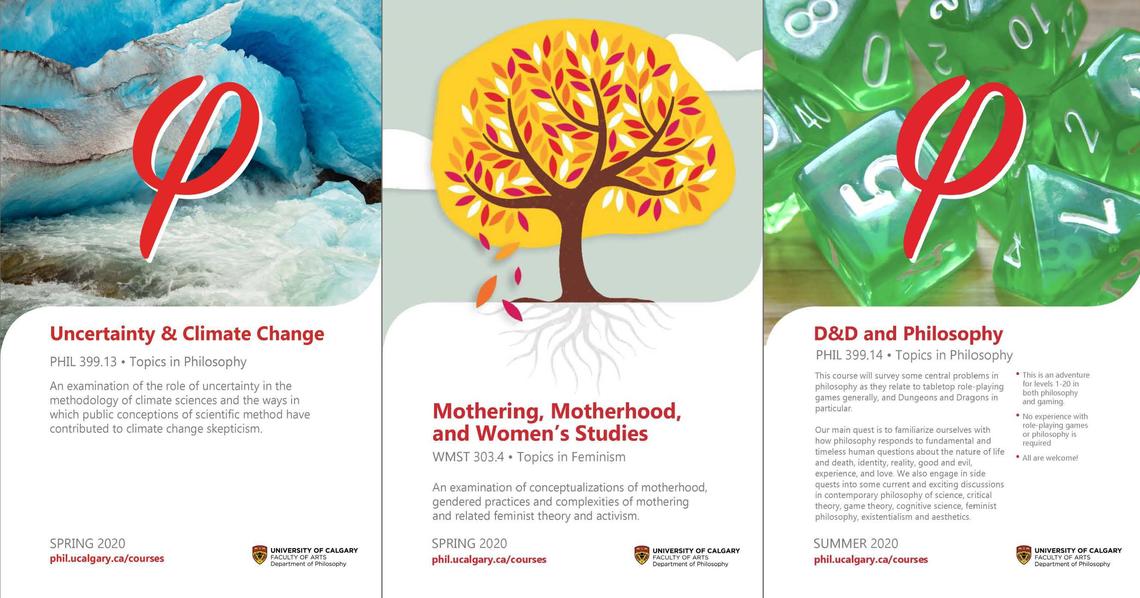 Spring/Summer 2020 course posters