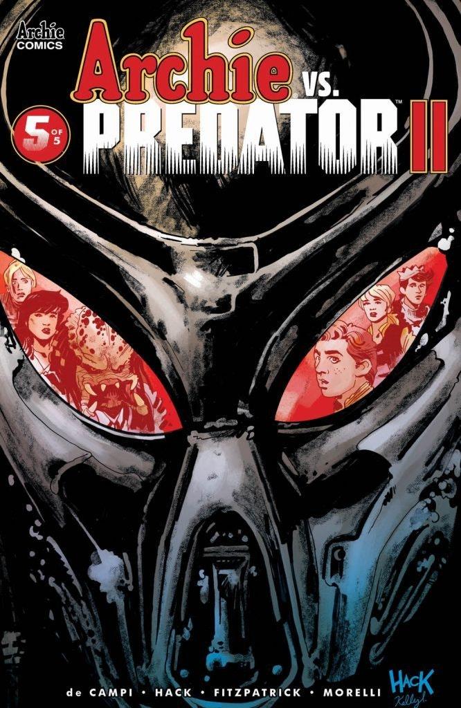 The front cover of an edition of ‘Archie vs. Predator II.’