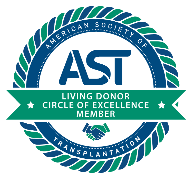 UCalgary is a member of the AST Living Donor Circle of Excellence