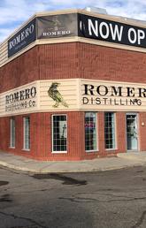 Exterior of Romero Distilling Co.
