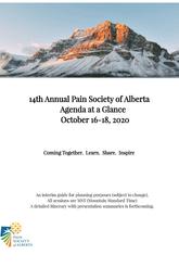 14th Annual Pain Society of Alberta