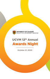 UCVM's Awards Night: October 21, 2020 
