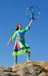 Sandra Lamouche, a contemporary Indigenous dancer and current master's student at Trent University.