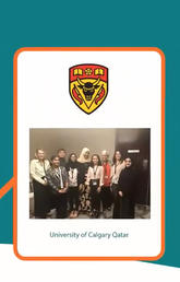 BPSO Champions from University of Calgary in Qatar