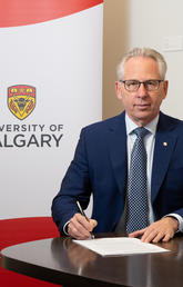 UCalgary President Ed McCauley signs Scarborough Charter