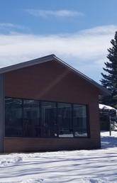 Barrier Lake Research Station’s new exterior.