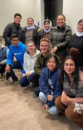 UCalgary Nursing students with Yazidi women