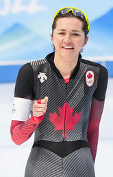 Canadian speedskater Isabelle Weidemann