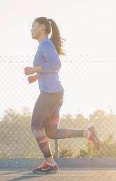 woman running