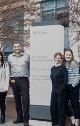 Nursing Instructor Shannon Parker with nursing students