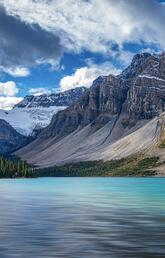 Rocky Mountains and Lake