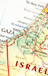 Israel / Gaza map