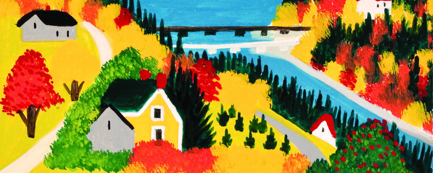 Autumn on the Bay - Maud Lewis