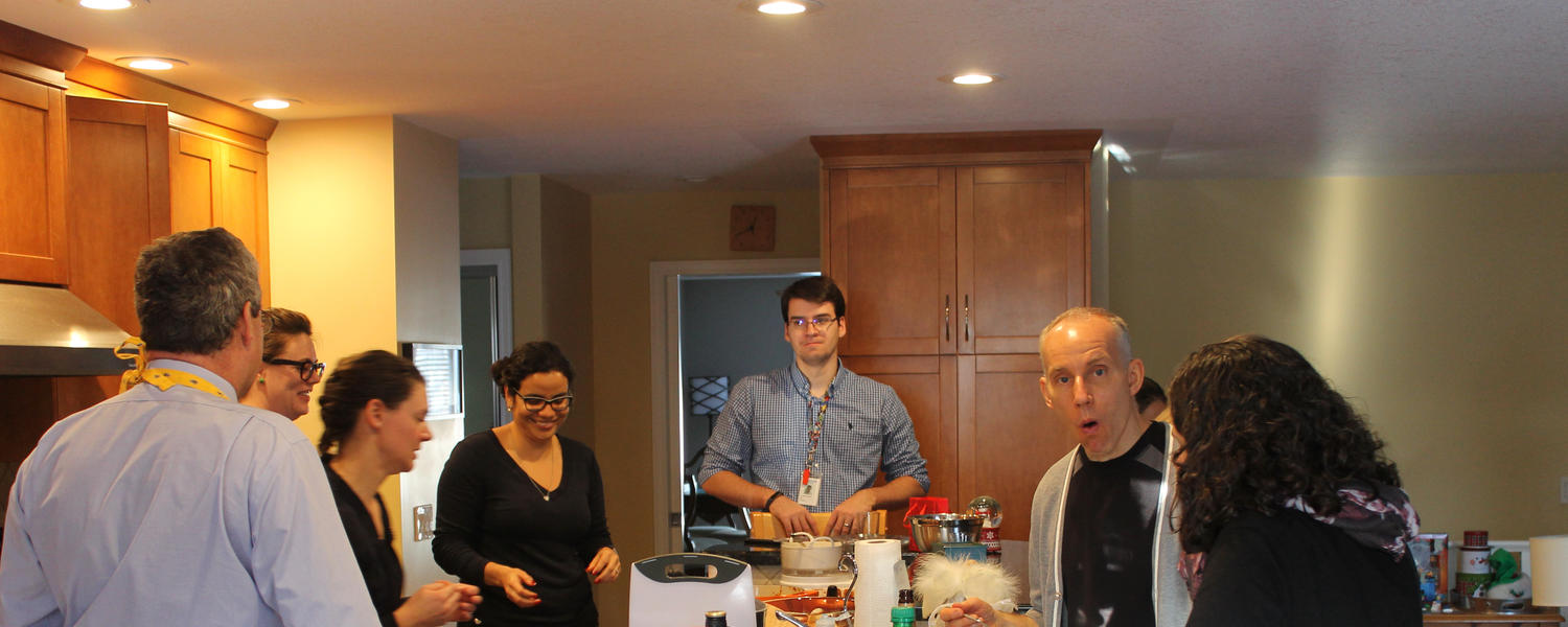 VIL folk at the annual holiday party, 2017