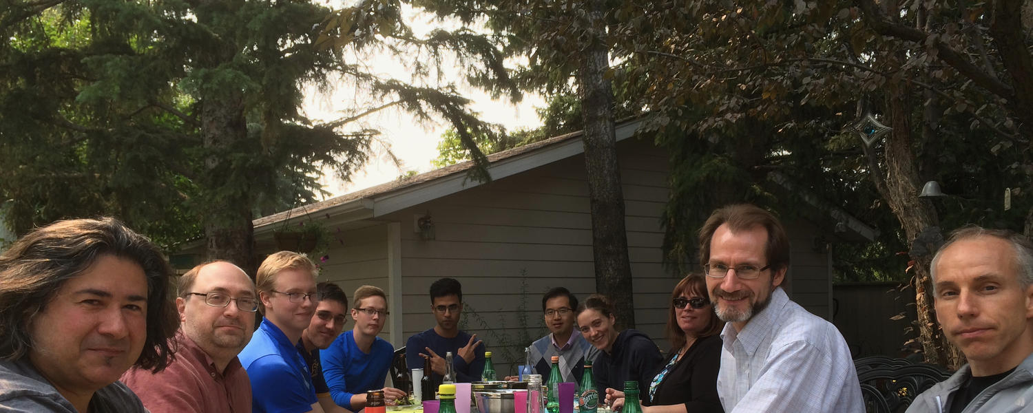 VIL folk at the annual summer barbeque, 2016