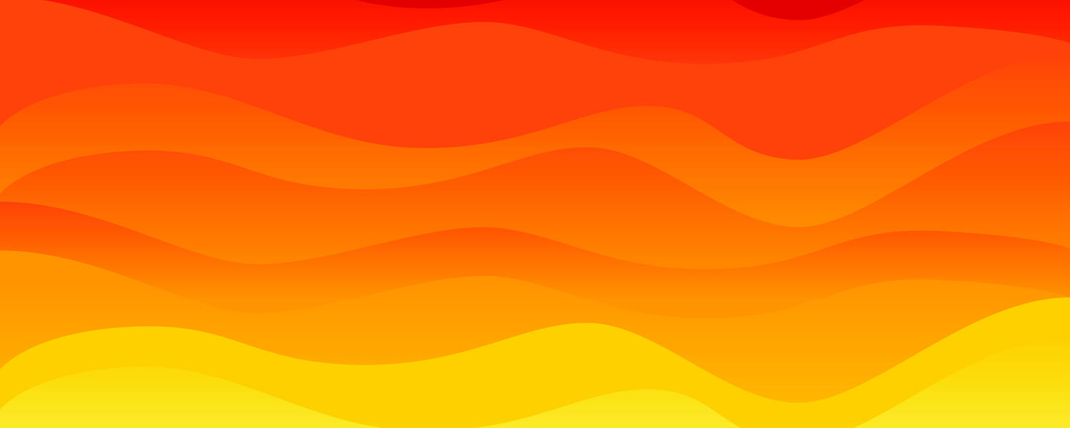 pattern of wavy lines in yellow, orange and red