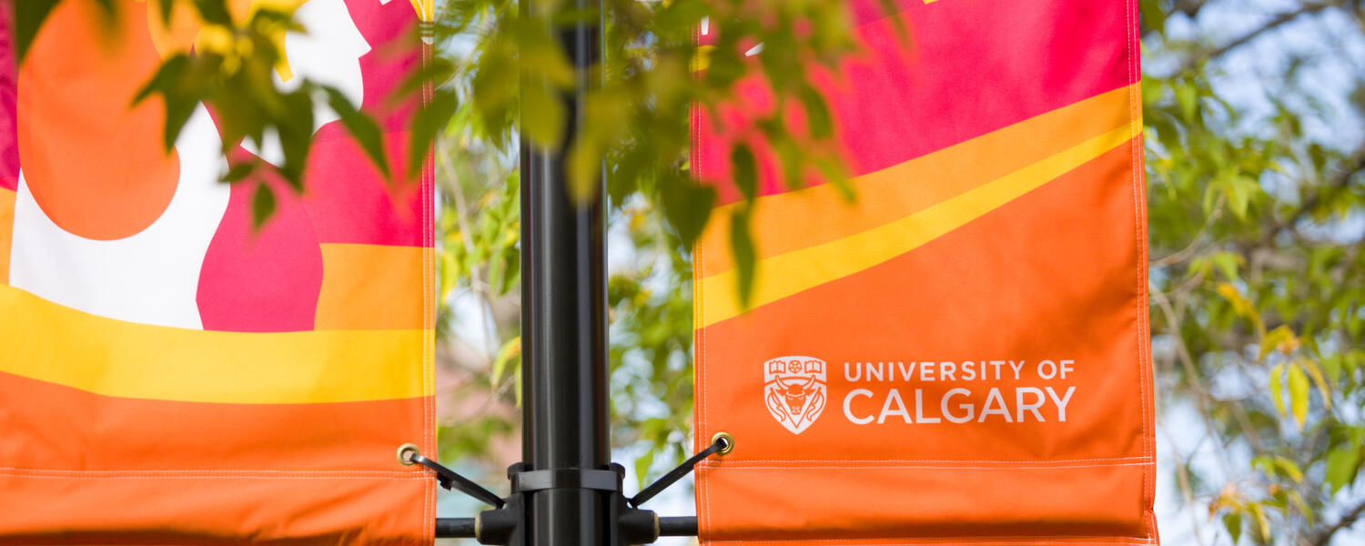 Photo of University of Calgary banner