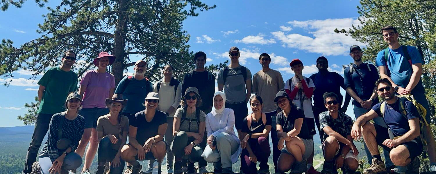 VIL and friends hiking Fullerton Loop, July 2024