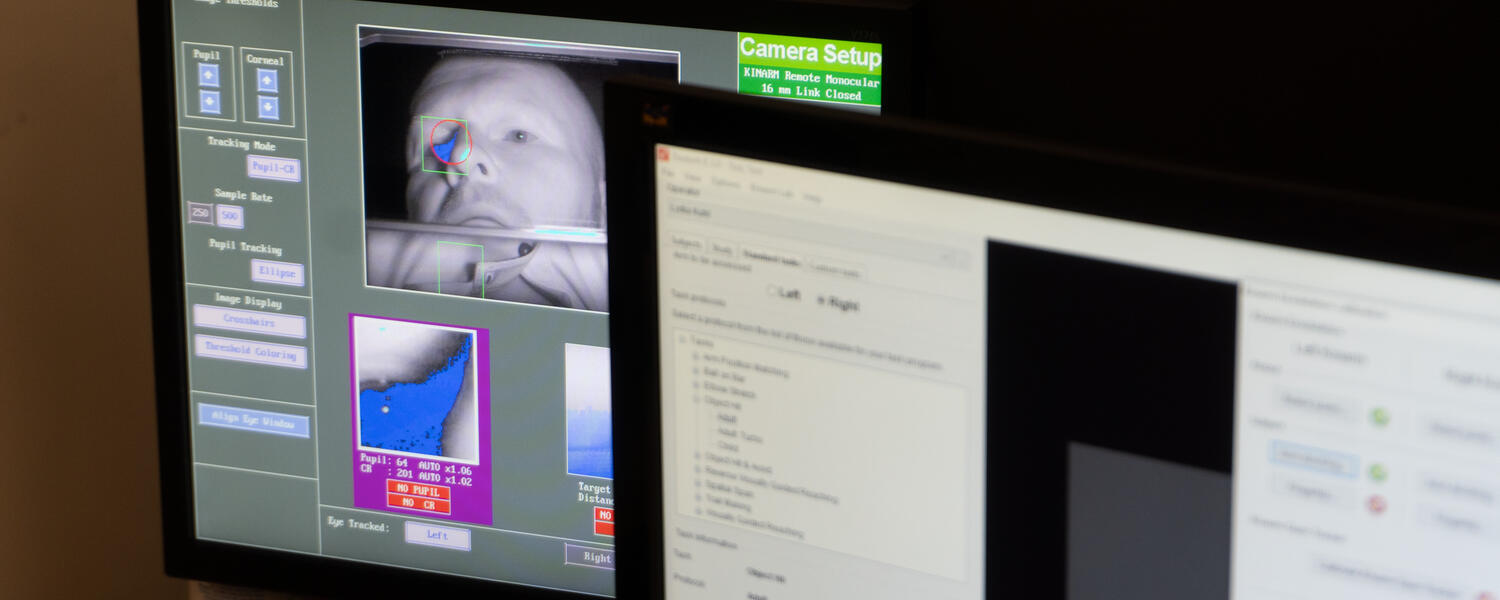 A patient interacts with a stroke rehabilitation robot