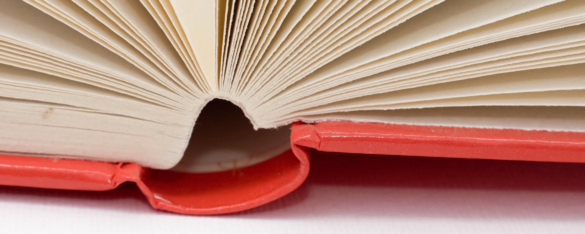 "Hardcover book gutter and pages" by Horia Varlan is licensed with CC BY 2.0. To view a copy of this license, visit https://creativecommons.org/licenses/by/2.0/