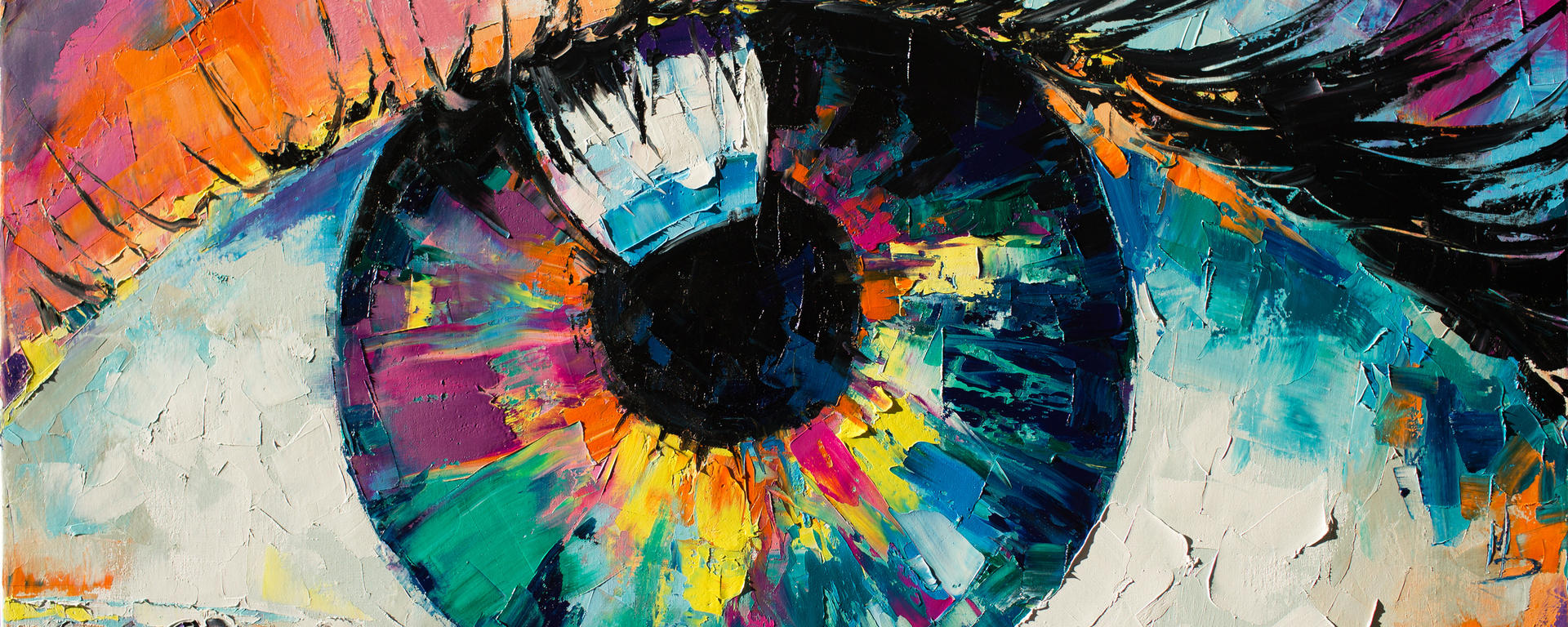 Artwork: painting of an eye