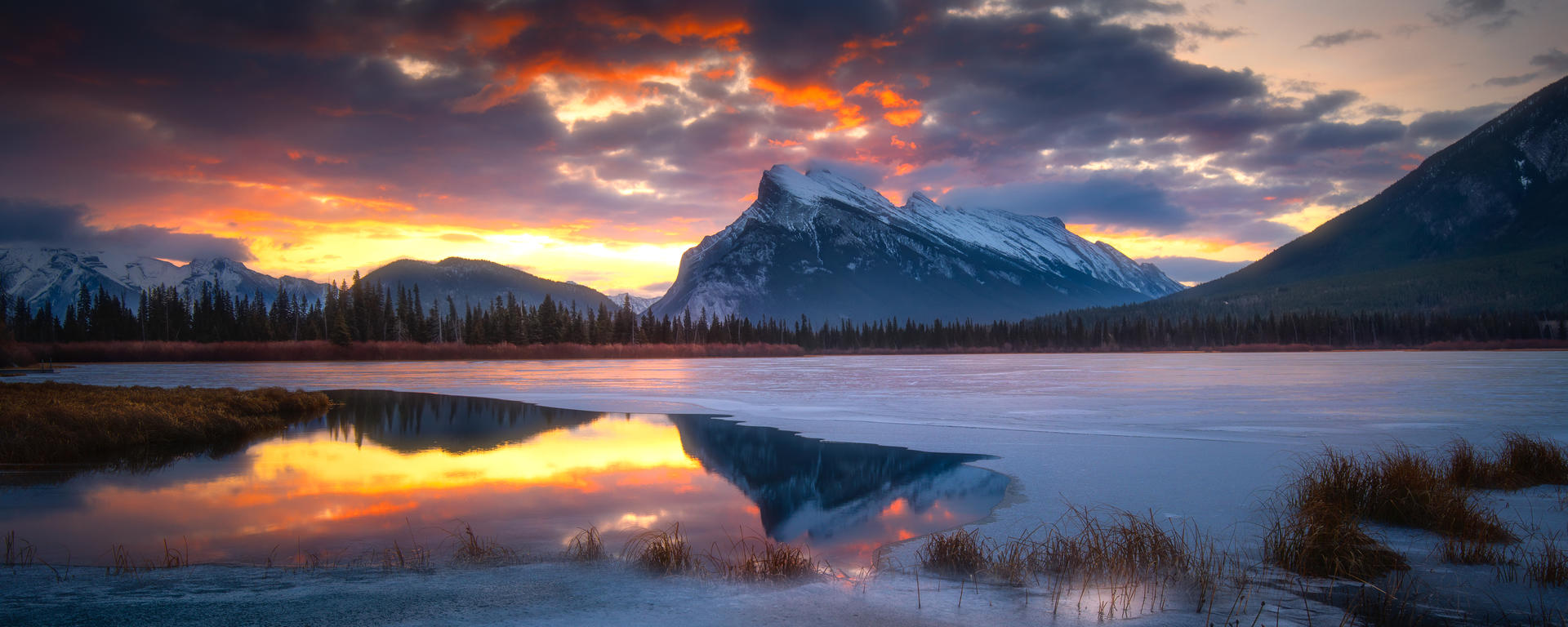 mountain sunrise