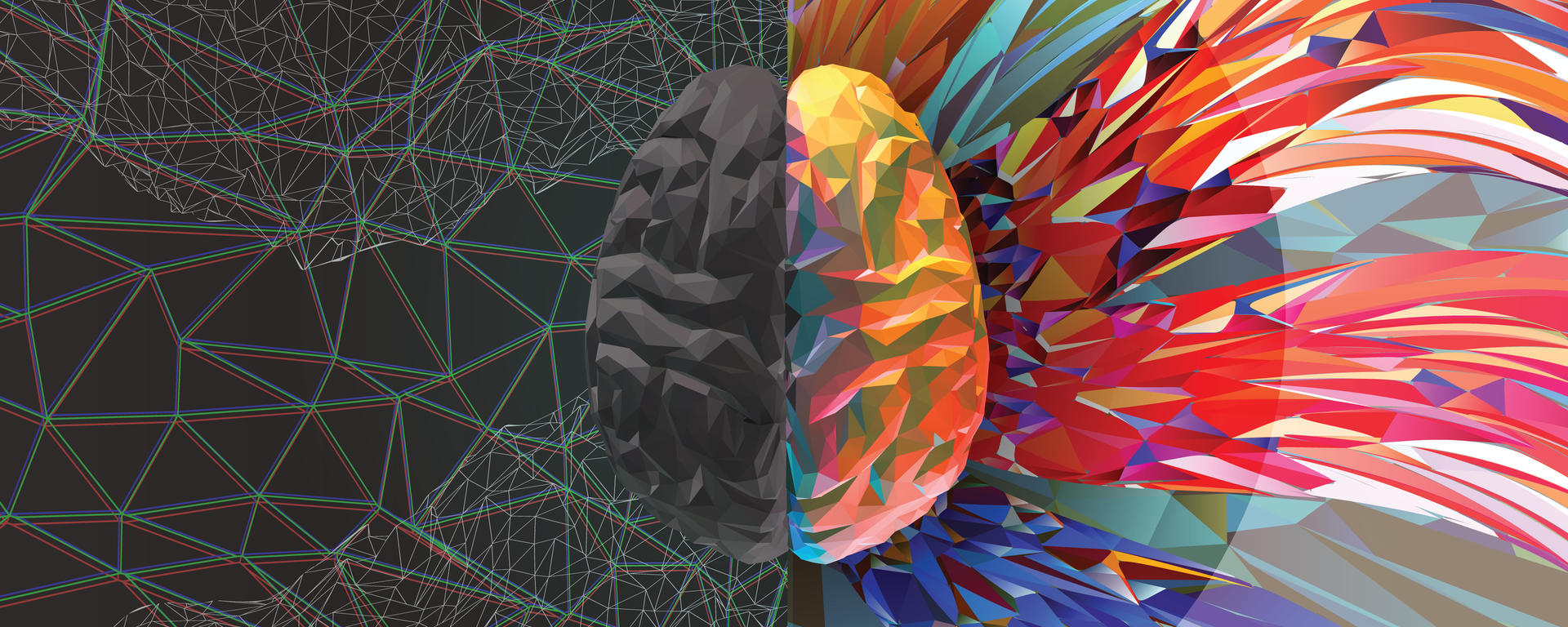 Artistic brain  image