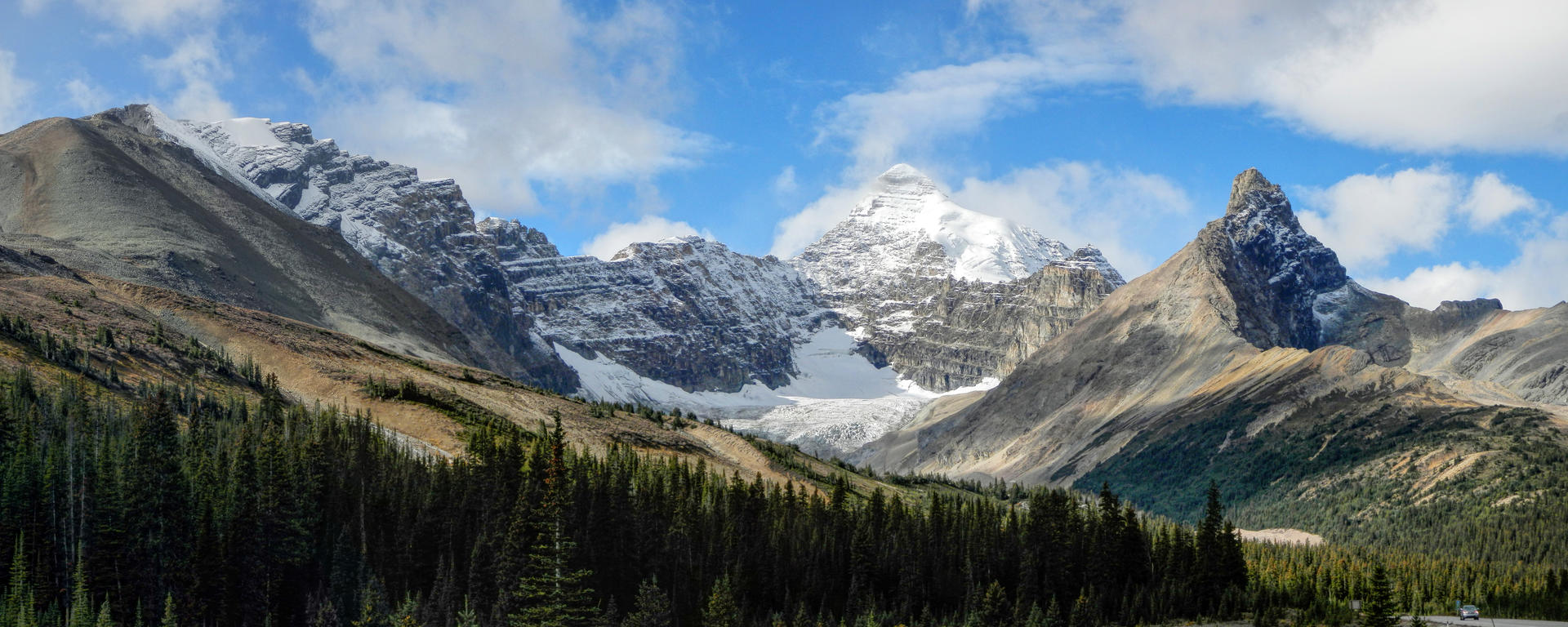Snow Capped Mountains Alberta