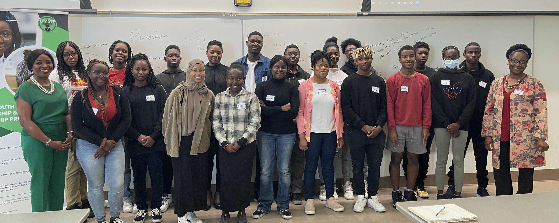 black youth leadership program group 2021