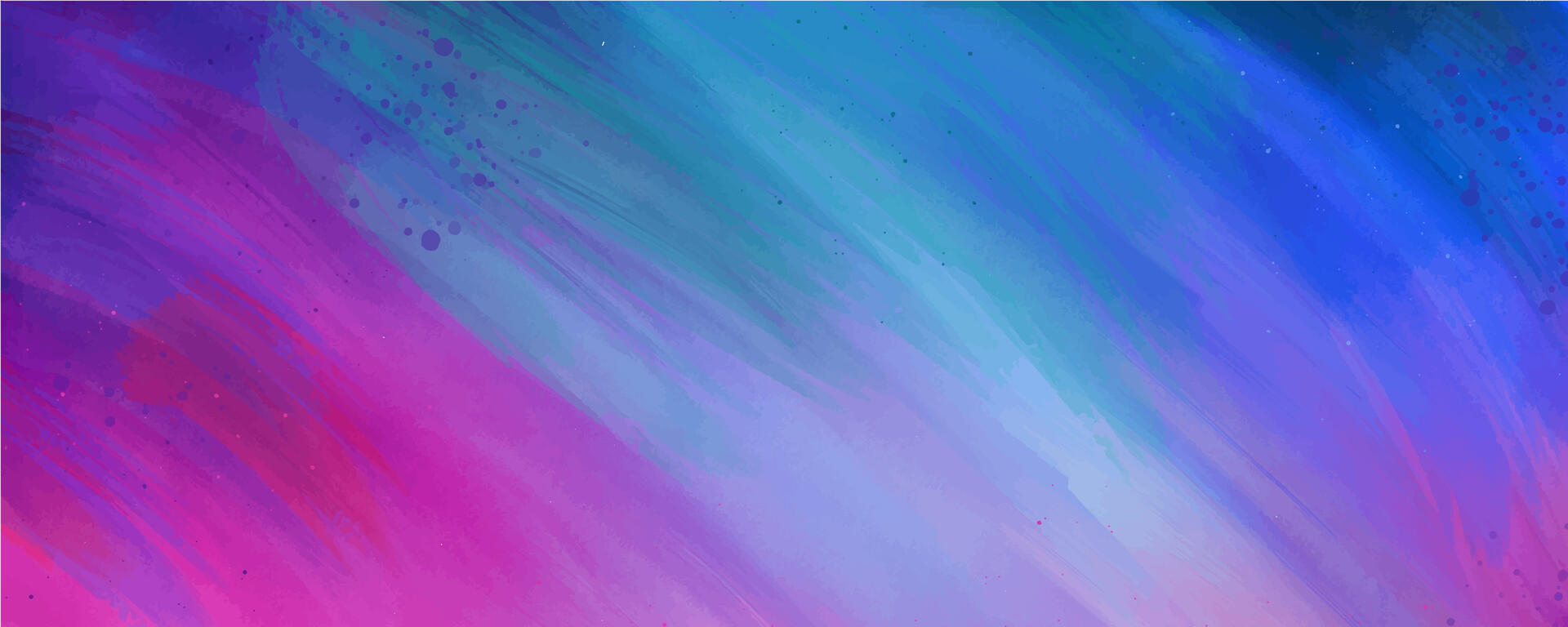 Colourful paint brushstrokes