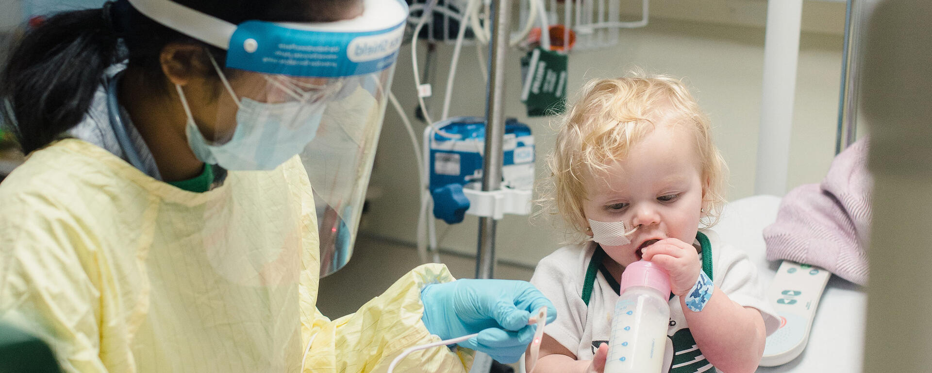 Doctor with pediatric patient