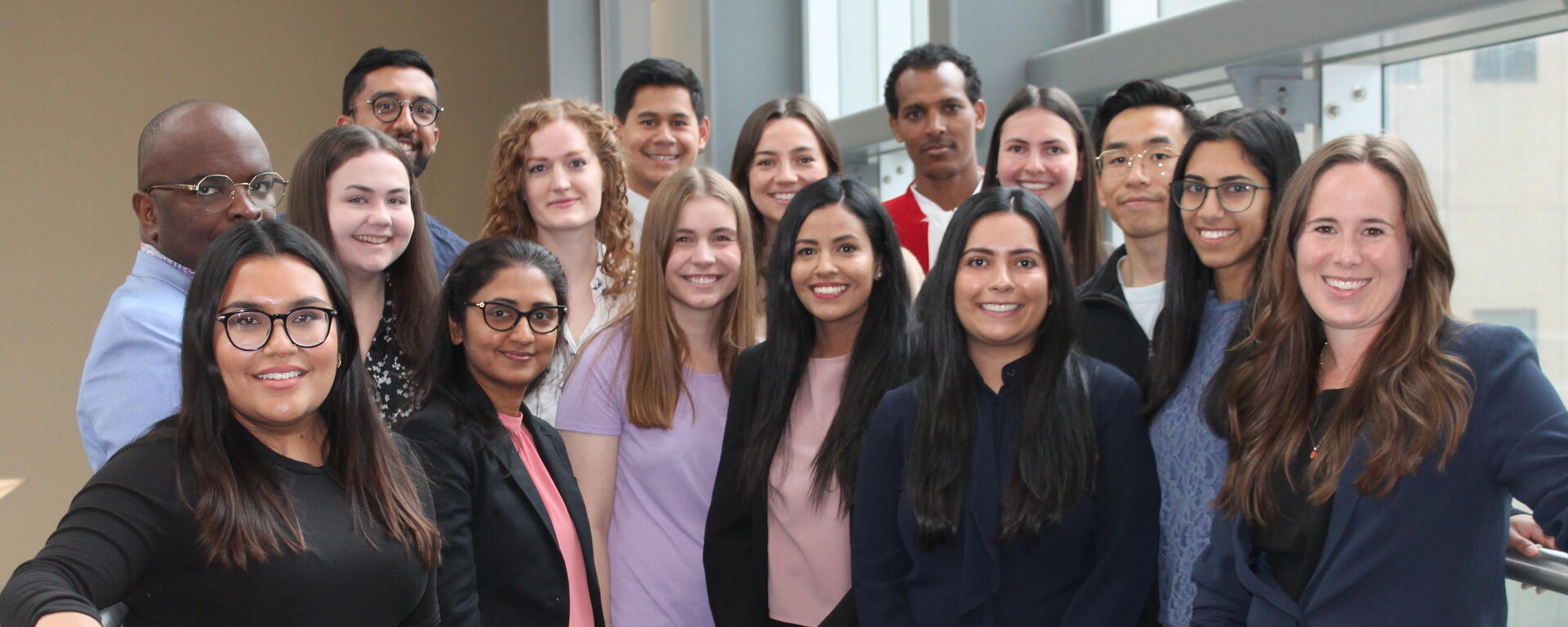 Group photo of our trainee team