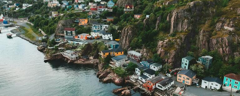 Fishing village in Newfoundland