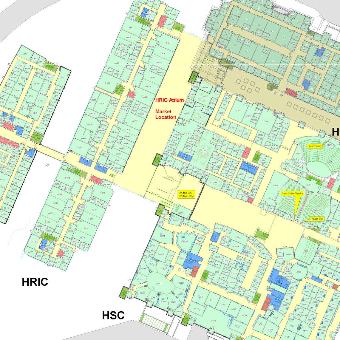 map of where the market is located