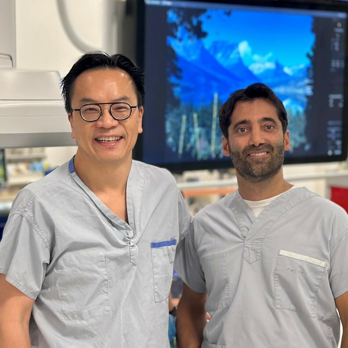 John Wong and Alim Mitha, Company of the Year Award, BioAlberta