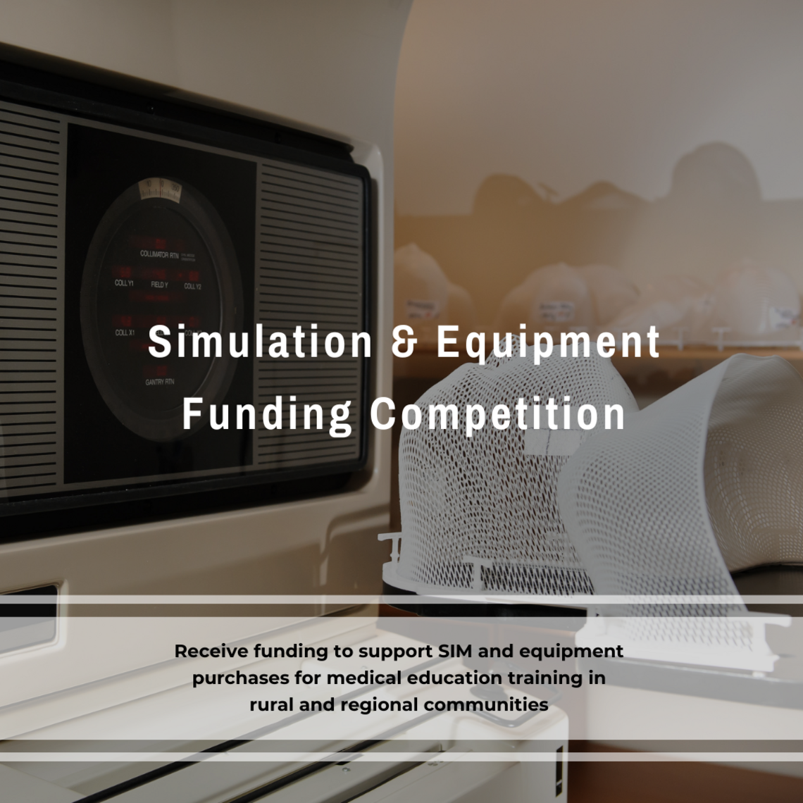 Simulation and equipment funding website tile