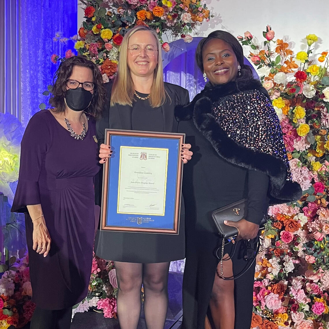 Analee Coakley, College of Family Physicians of Canada, Jean-Pierre Despins Award