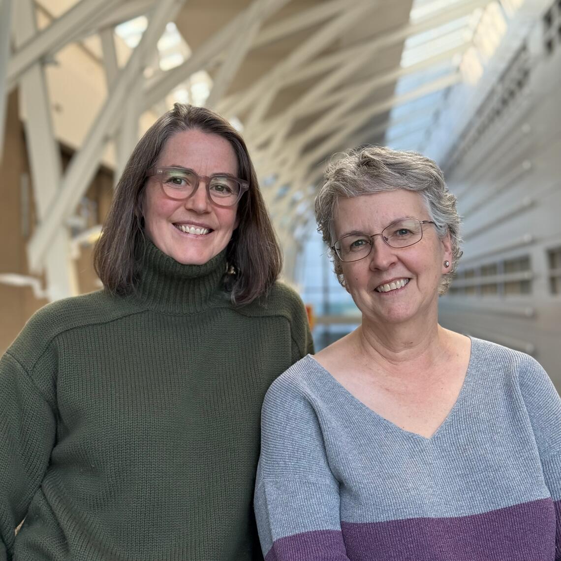 Photo of Leigh Hurst and Elisabeth Woolner