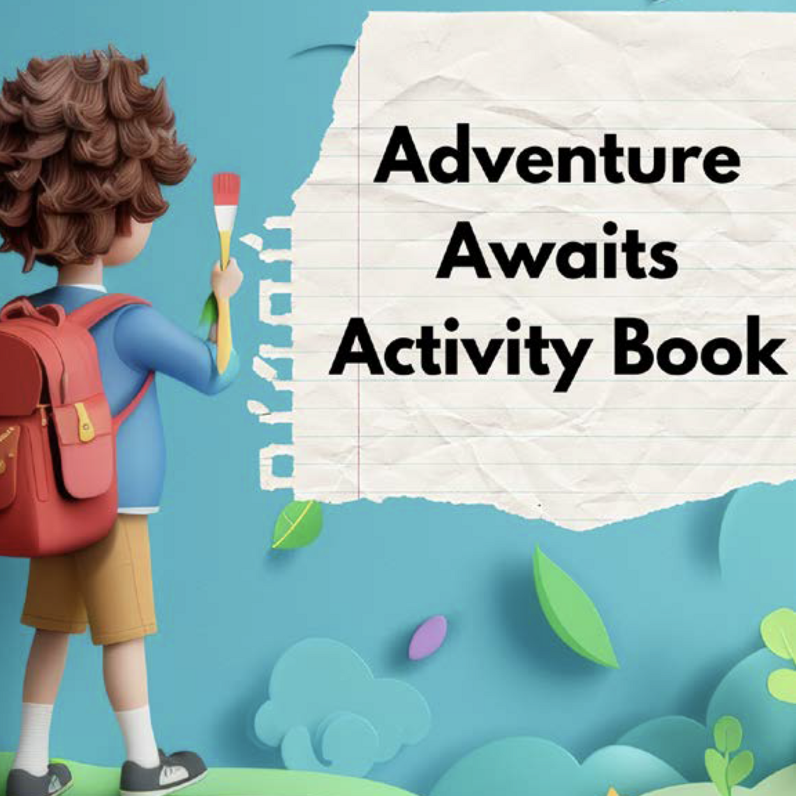 Adventure Awaits Activity Book Cover