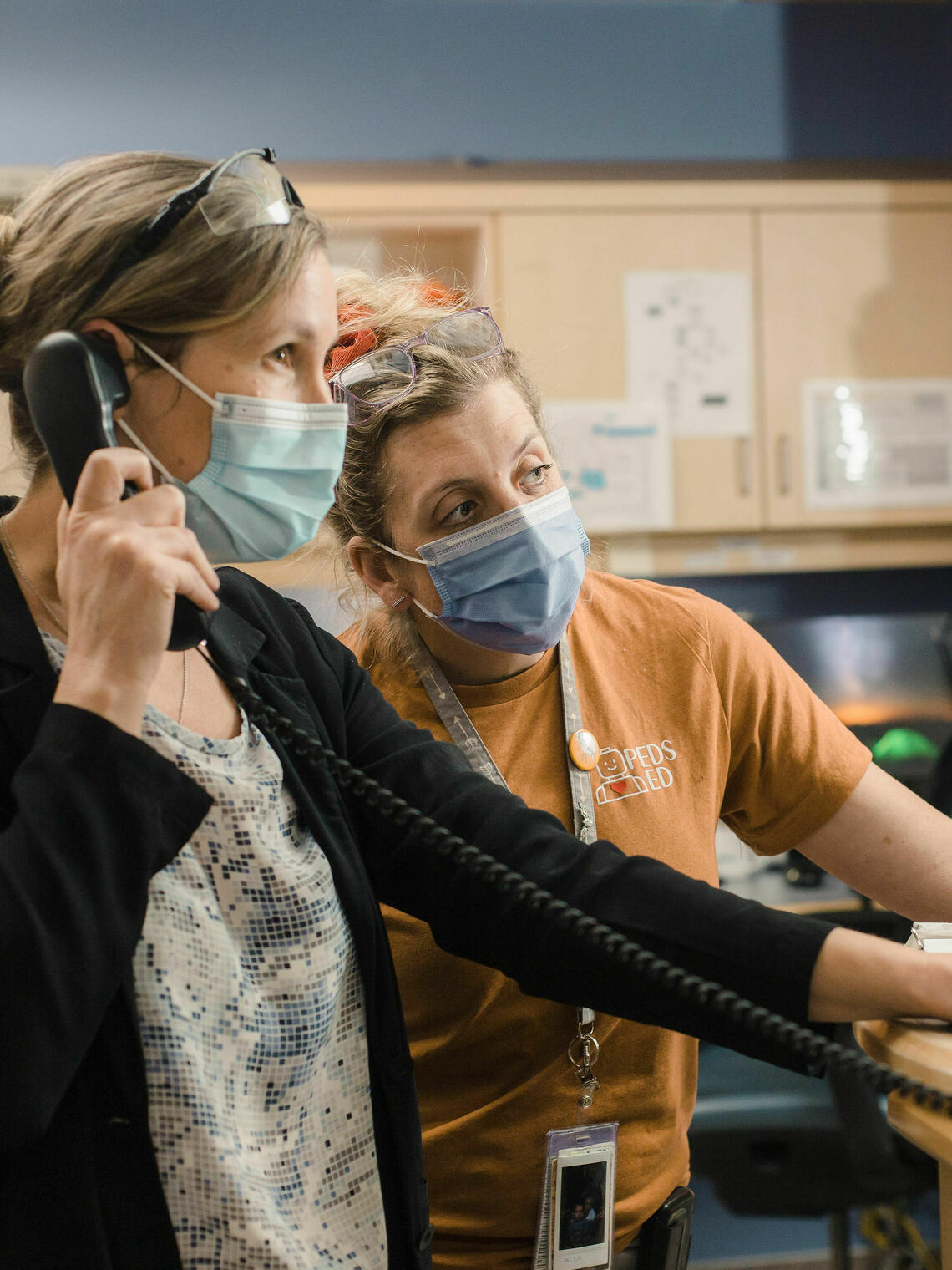 Doctor and nurse in emergency department