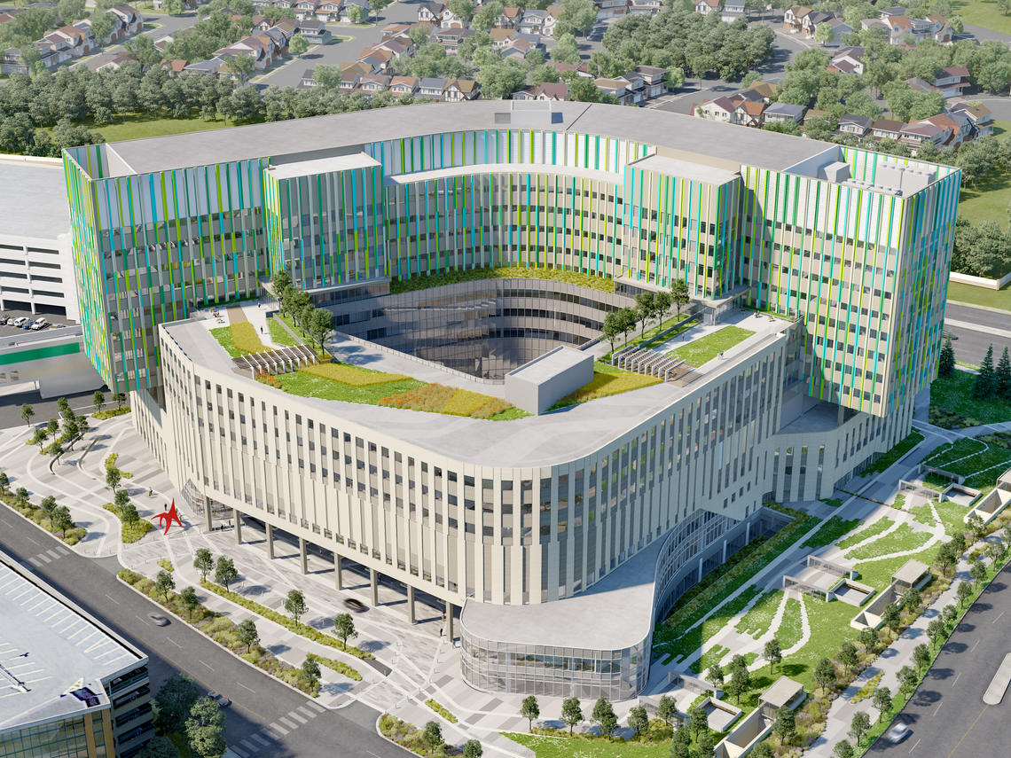 Rendering of Calgary Cancer Centre