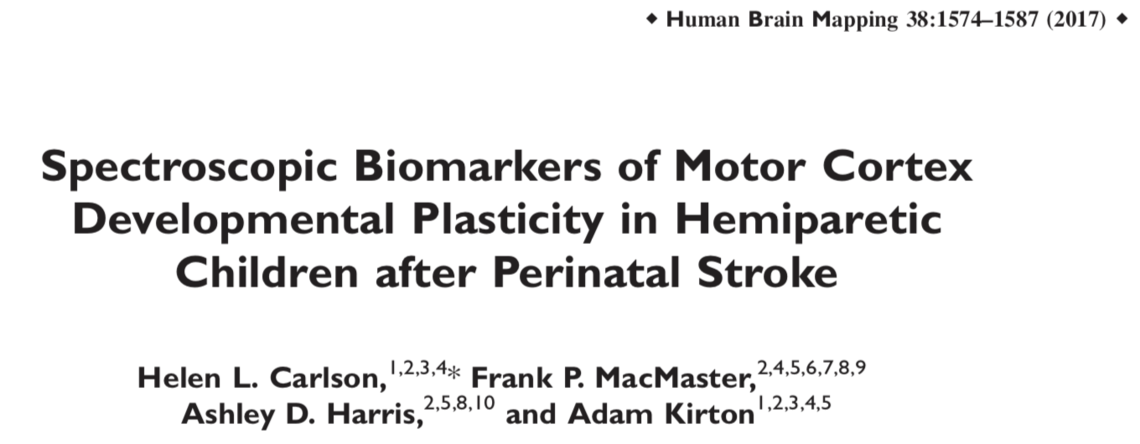 Spectroscopic biomarkers in CP