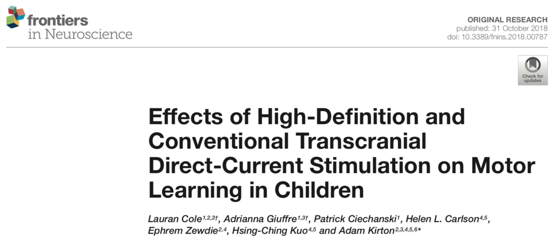 High-definition tDCS