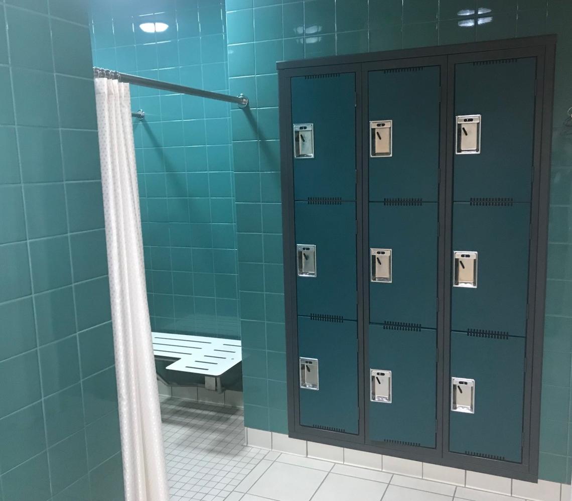 locker room