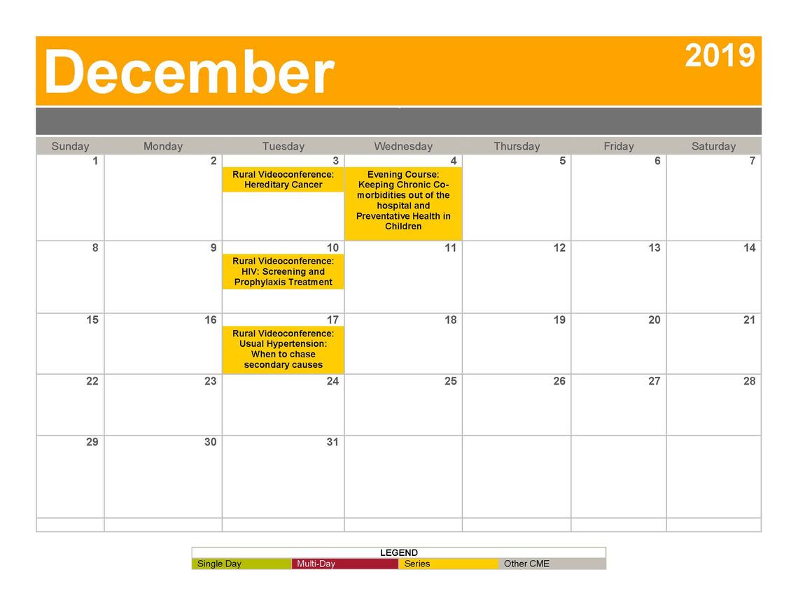 December Calendar