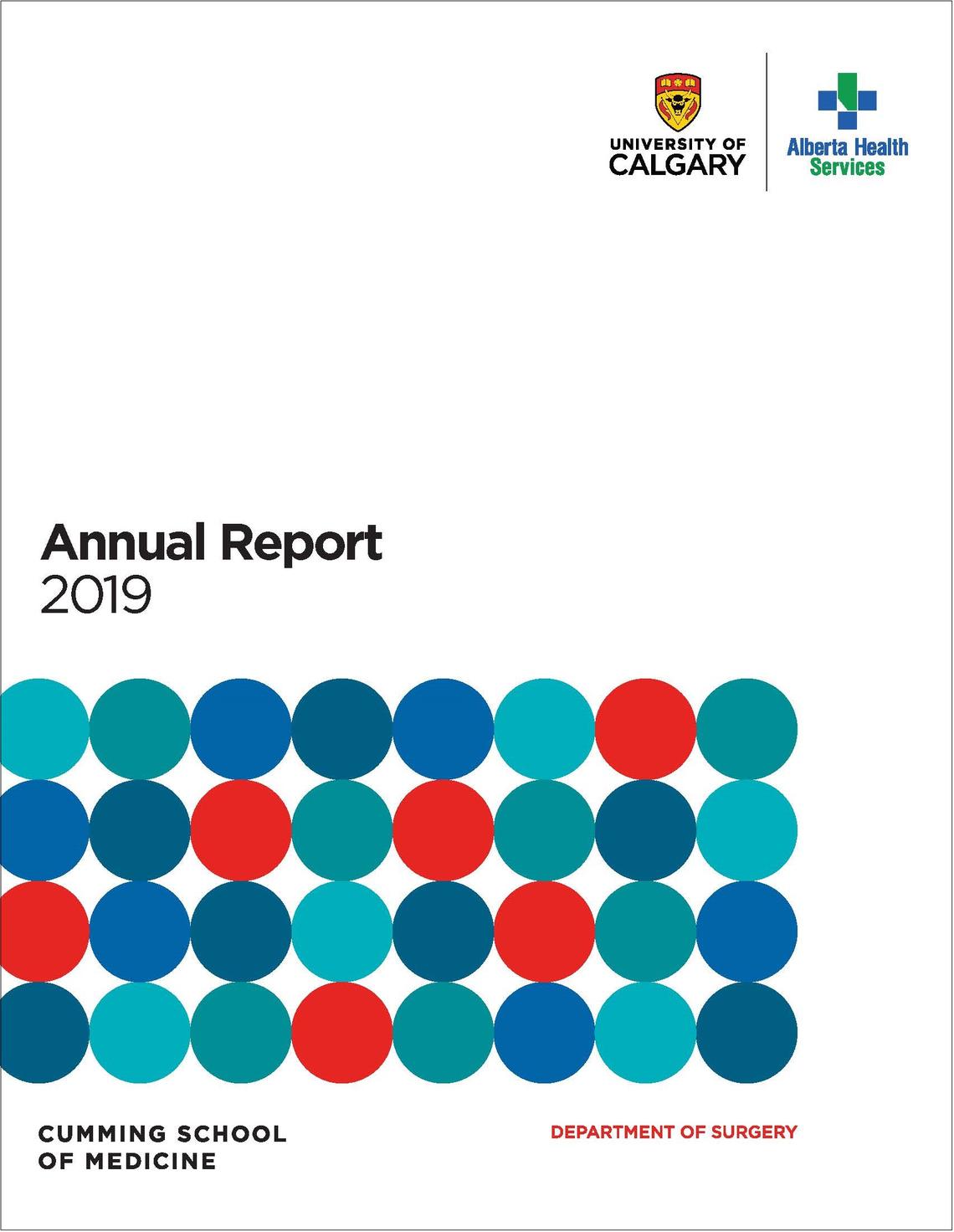 2019 Annual Report for the Department of Surgery